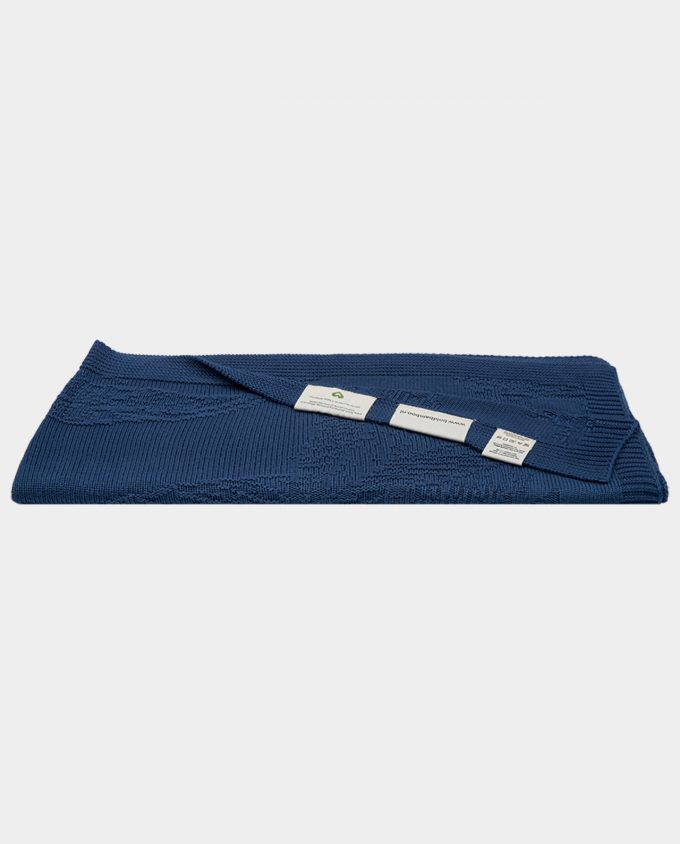 bamboo blanket - navy