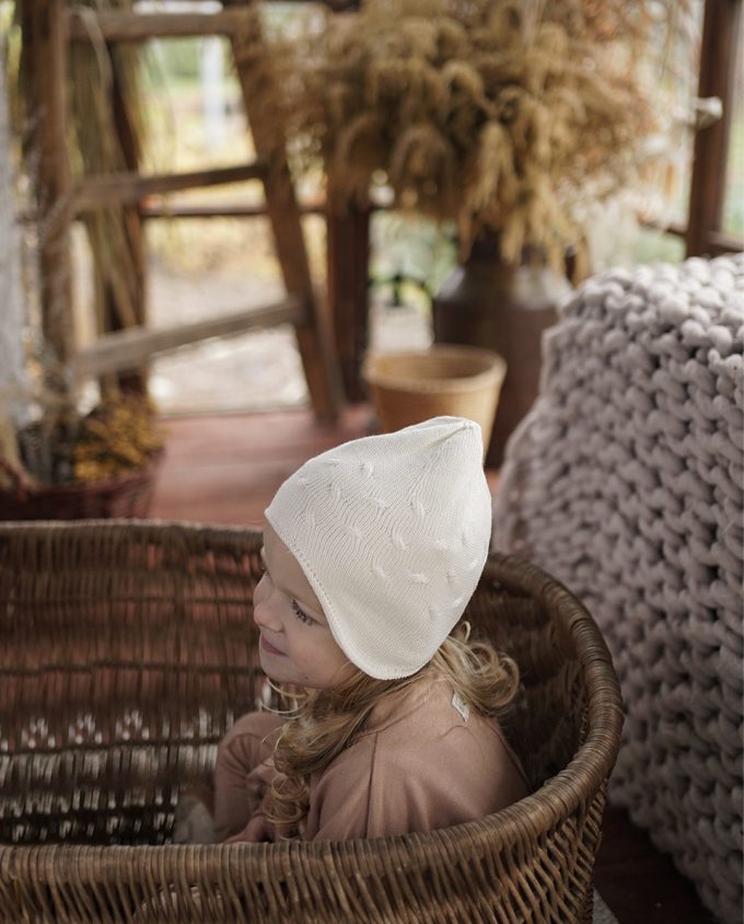 Bamboo hat - white