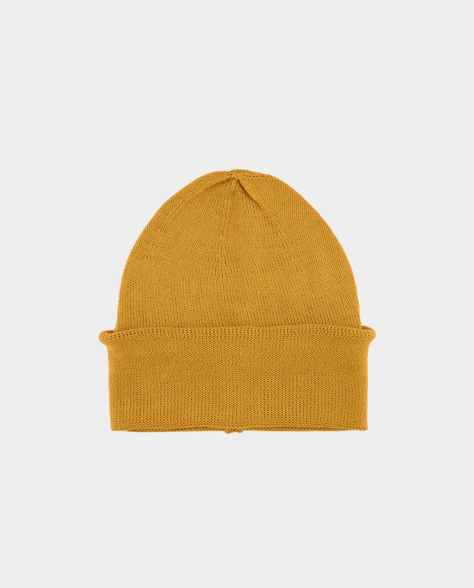 Bamboo beanie - Ochre