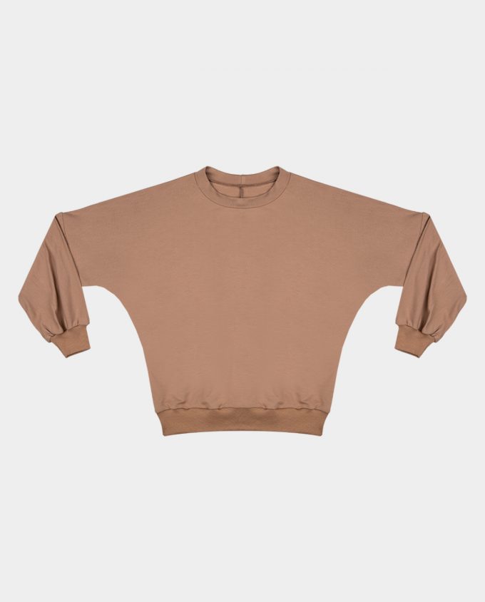 bamboo sweatshirt - caramel