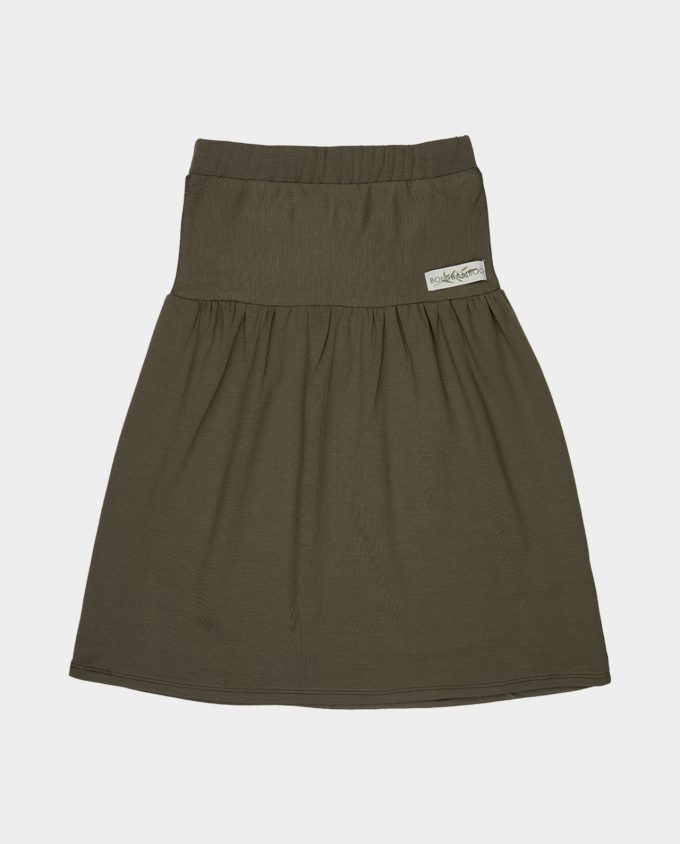 Bamboo Skirt - khaki