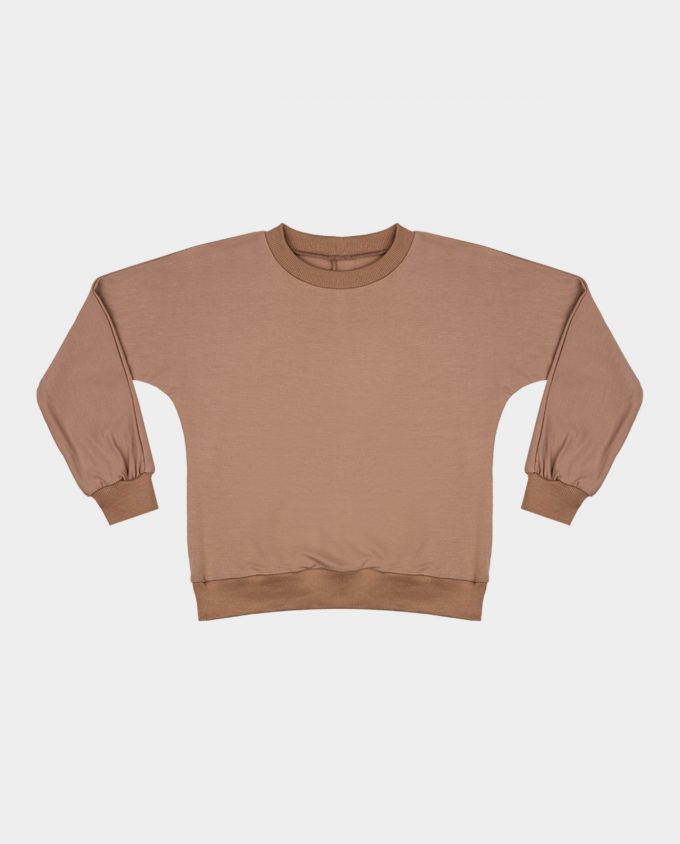 Bamboo sweatshirt - caramel