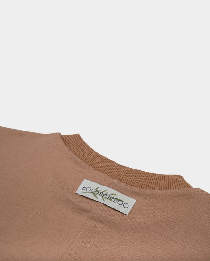 Bamboo sweatshirt - caramel