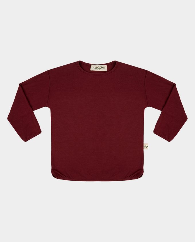 Bamboo Longsleeve - burgundy