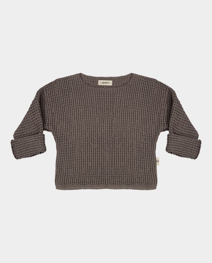 Linen Sweater - Grey