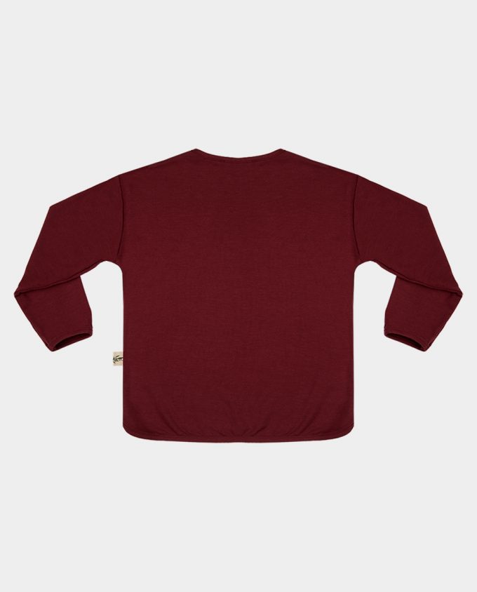 Bamboo Longsleeve - burgundy