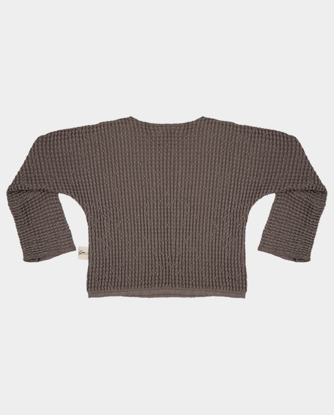 Linen Sweater - Grey