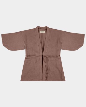 Linen kimono - Blush