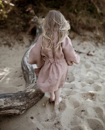 Linen kimono - Blush