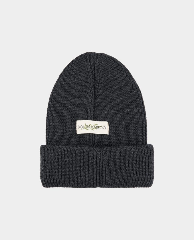 Merino beanie - Anthracite