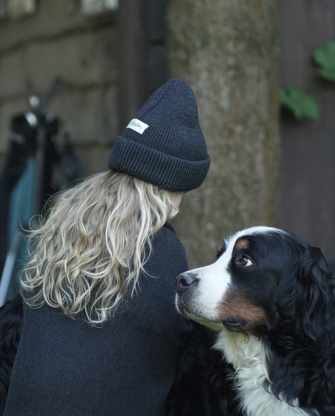 Merino beanie - Anthracite